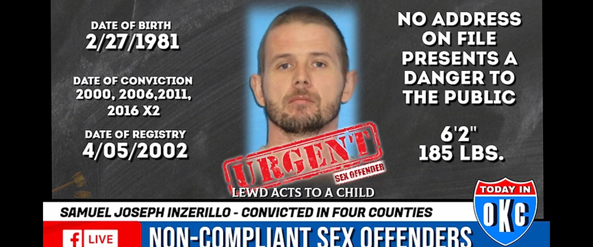 Samuel Joseph Inzerillo - Wanted Sex Offender